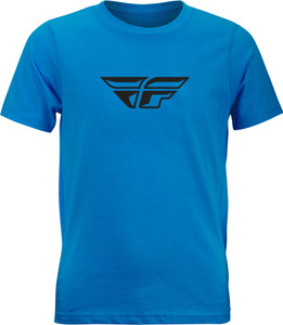 Fly Racing - Youth Fly F-wing Tee Turquoise Yl - 352-0663YL