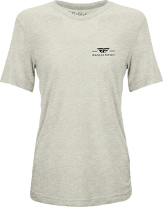 Fly Racing - Women's Fly Motto Tee Cream Sm - 356-0054S