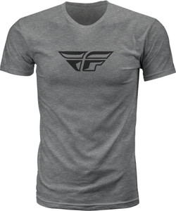 Fly Racing - Fly F-wing Tee Dark Grey Heather 2x - 352-06192X