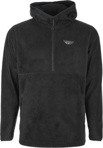 Fly Racing - Fly Half Zip Pullover Hoodie Black Sm - 354-0020S