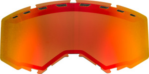 Fly Racing - Dual Lens With Vents Adult Red Mirror/brown - FLB-025