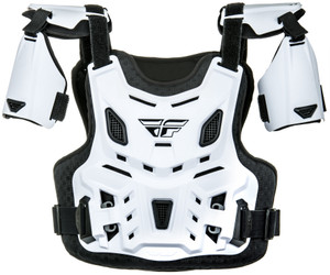Fly Racing - Youth Ce Revel Roost Guard White - 36-16065 YTH CE WHT