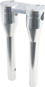 Forbidden - Moto Bar Riser 11" Raw W/gauge Mount Tabs - 825-05007 Forbidden - Moto Bar Riser 11" Raw W/gauge Mount Tabs - 825-05007