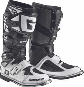 Gaerne - Sg-12 Boots Black/white Sz 08 - 2174-014-008 Gaerne - Sg-12 Boots Black/white Sz 08 - 2174-014-008