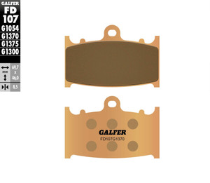 Galfer - Brake Pads Sintered Fd107g1370 - FD107G1370