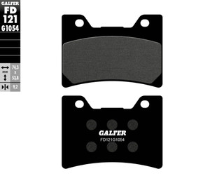 Galfer - Brake Pads Semi Metallic Fd121g1054 - FD121G1054