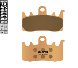 Galfer - Brake Pads Sintered Fd475g1370 - FD475G1370