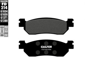 Galfer - Brake Pads Semi Metallic Fd214g1054 - FD214G1054