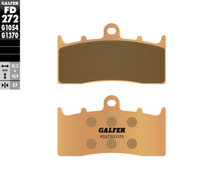 Galfer - Brake Pads Sintered Fd272g1370 - FD272G1370