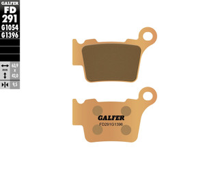 Galfer - Brake Pads Sintered Fd291g1396 - FD291G1396