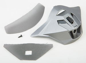 Gmax - Mouth Vent Matte Titanium W/screws/screen Gm-11 - G011074