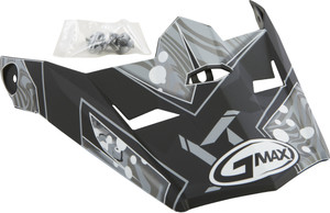 Gmax - Visor W/screws Hooper Mx-46y Matte Black/dark Silver Ys-yl - G046863