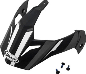 Gmax - Visor Vertical Matte Black Dark Silver W/screw Gm-11 - G011088