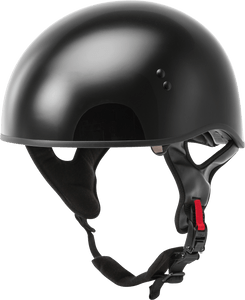 Gmax - Hh-65 Half Helmet Naked Black Lg - H1650026