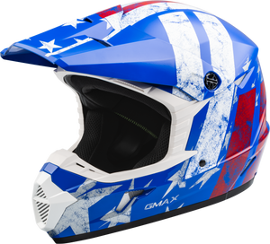 Gmax - Youth Mx-46y Patriot Off-road Helmet Red/white/blue Ym - D3466041