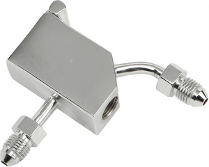 Goodridge - Rear Brake Manifold Chrome Softail 00-06 - PGD-MANIFOLD