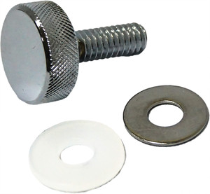 Harddrive - Knurled Seat Knob 1/4-20 Chrome - 05-330