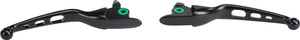 Harddrive - Tri-hole Lever Set Black Touring 17-up Except Tri Glide - 53889 Harddrive - Tri-hole Lever Set Black Touring 17-up Except Tri Glide - 53889