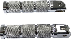 Harddrive - Rider Footpegs Retro Chrome 2018-up Softail Models - 353065