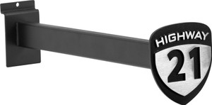 Highway 21 - Straight Peg Slat Wall Hanger Post - STRAIGHT-HWY21 Highway 21 - Straight Peg Slat Wall Hanger Post - STRAIGHT-HWY21