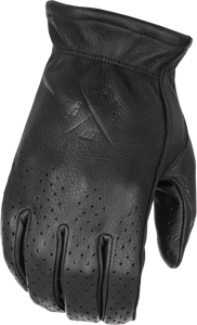 Highway 21 - Louie Perforated Gloves Black 3x - 489-00503X