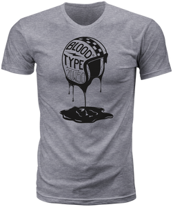 Highway 21 - Blood Type Tee Heather Lg - #6331 489-1926~4