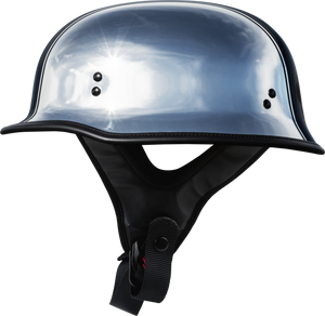 Highway 21 - 9mm German Beanie Helmet Chrome 3x - 77-10023X