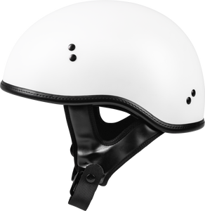 Highway 21 - .357 Solid Half Helmet Matte White 2x - 77-11022X