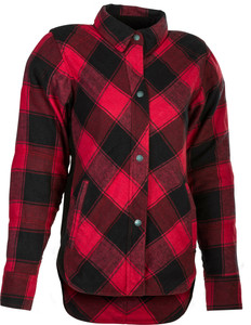 Highway 21 - Women's Rogue Flannel Red/black Md - #6049 489-1450~3
