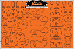 James Gaskets - Gasket Display Board Evo '86-03 - 99000-EVXL James Gaskets - Gasket Display Board Evo '86-03 - 99000-EVXL