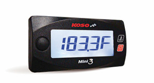 Koso - Honda Grom Mini 3 Cylinder Head Temperature Meter - BA003245 Koso - Honda Grom Mini 3 Cylinder Head Temperature Meter - BA003245