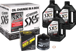 Maxima - Sxs Quick Change Kit 5w-50 With Black Oil Filter - 90-189013-TXP
