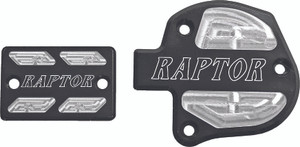 Modquad - Throttle & Brake Cover Set Black Logo Raptor - TSET1-RBLK-07 Modquad - Throttle & Brake Cover Set Black Logo Raptor - TSET1-RBLK-07