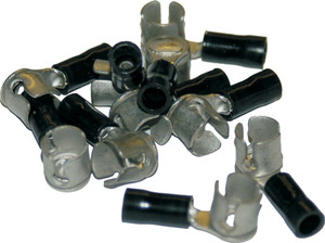 Namz Custom Cycle Products - 1/4" Cap Type Crimp Term 10pk 22-16 Gauge Hd 9905 10-pk - NHD-9905
