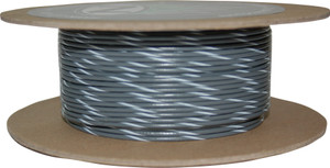 Namz Custom Cycle Products - #18-gauge Grey/white Stripe 100' Spool Of Primary Wire - NWR-89-100