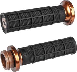 Odi - Lock On Waffle Style Grips Black/bronze Indian Touring - V31ITW-BZ-Z
