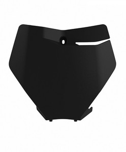 Polisport - Front Number Plate Black - 8666400003