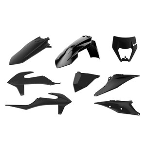 Polisport - Enduro Kit With Mask Black Ktm - 90911 Polisport - Enduro Kit With Mask Black Ktm - 90911