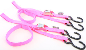 Powertye - Tie-down Cam S-hook 1"x5.5' Pink Pair - 22267 Powertye - Tie-down Cam S-hook 1"x5.5' Pink Pair - 22267