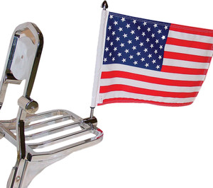 Pro Pad - Usa 6x9 Flag And Mount For Square Luggage Rack - RFM-SQ Pro Pad - Usa 6x9 Flag And Mount For Square Luggage Rack - RFM-SQ
