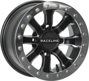 Raceline - Mamba Bdlk Wheel 12x7 4/156 4+3 (+5mm) Blk/machined - A7127056-43