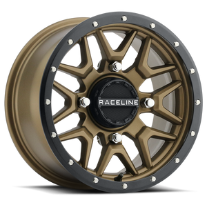 Raceline - Krank Wheel 14x7 4/137 5+2 (+10mm) Blk/bronze - A94BZ-47037+10