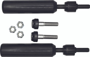 Santoro Fabworx - Shock Mount Sliders Black Dyna 09-17 - SF50001 Santoro Fabworx - Shock Mount Sliders Black Dyna 09-17 - SF50001