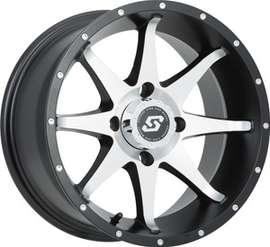 Sedona - Storm Wheel 14x7 4/156 4+3 (+5mm) Blk/machined - A7647056-43S