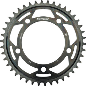 Supersprox - Rear Edge Sprocket Steel 42t-530 Blk Hon - RFA-302-42-BLK