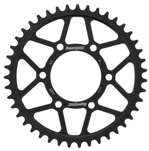 Supersprox - Rear Sprocket Steel 43t-525 Blk Kaw - RFE-1489-43-BLK Supersprox - Rear Sprocket Steel 43t-525 Blk Kaw - RFE-1489-43-BLK