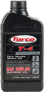 Torco - T-4 4-stroke Motor Oil 10w30 1l - T611030CE Torco - T-4 4-stroke Motor Oil 10w30 1l - T611030CE
