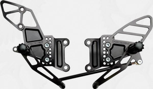 Vortex - Rear Set Complete Blk Kaw - RS406K