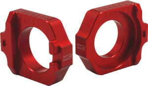 Works - Axle Blocks Elite Ktm/hus Red - 17-255 Works - Axle Blocks Elite Ktm/hus Red - 17-255
