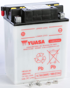 Yuasa - Battery Yb14a-a2 Conventional - YUAM2214AIND Yuasa - Battery Yb14a-a2 Conventional - YUAM2214AIND